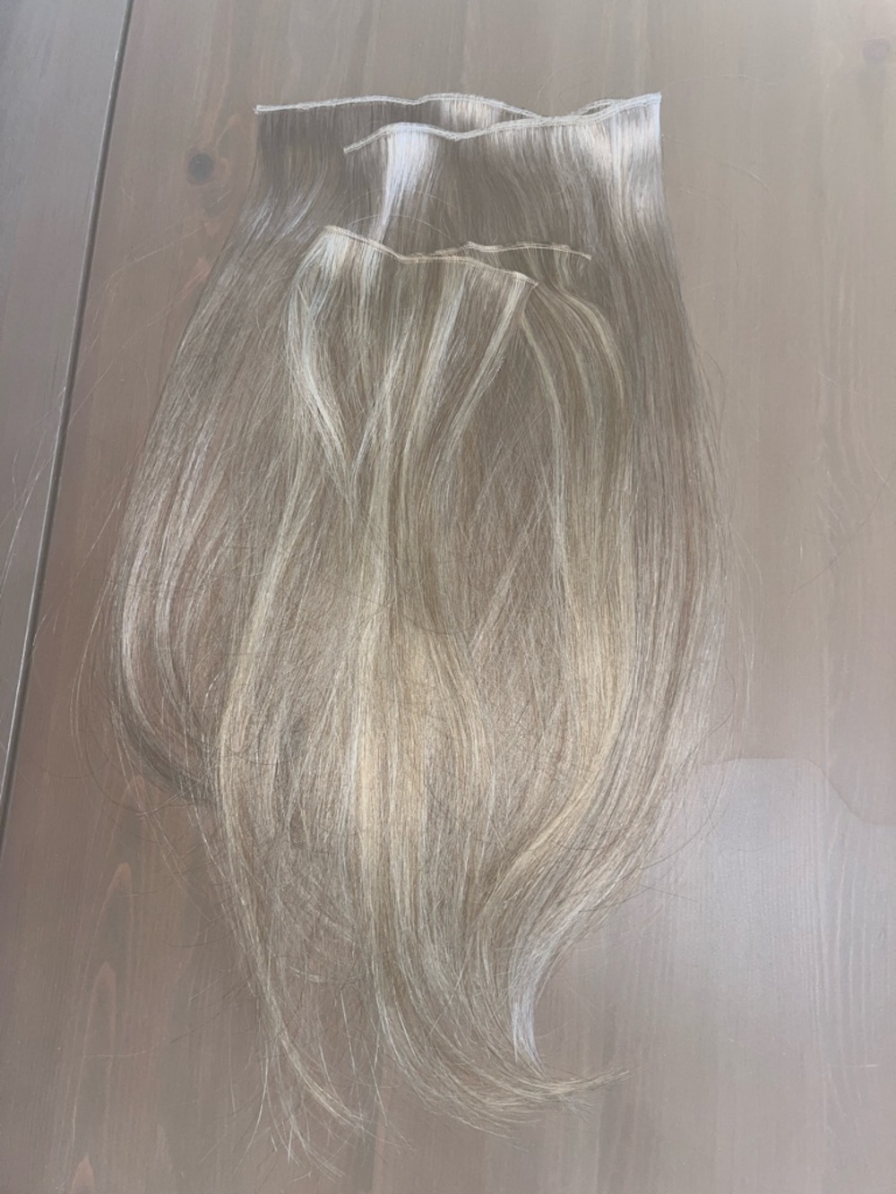 Blonde human hair Extensions - Natural Blonde Blend - 2 rows